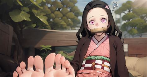 nezuko feet|Demon Slayer: Kimetsu no Yaiba, Nezuko Kamado, bare soles ...